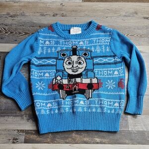 Thomas The Tank Engine Train Kids Sweater 2T Toddler